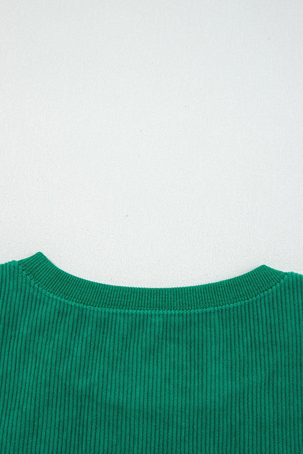 Merry Little Thing Corded Letter Graphic Ribbed Loose Sweatshirt - Tops/Sweatshirts & Hoodies