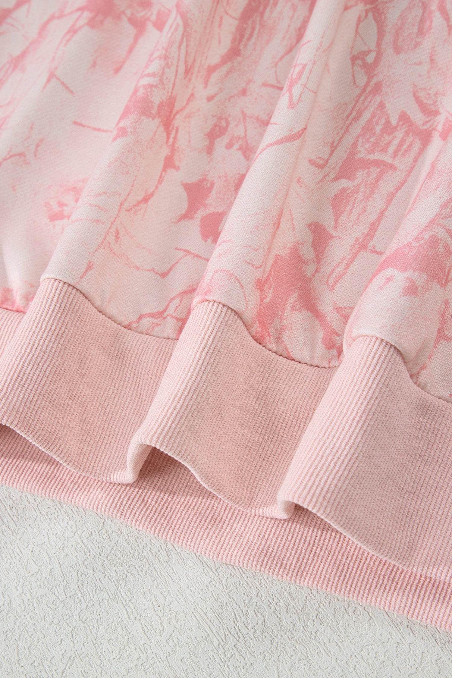 Camo Mock Neck Baggy Sweatshirt