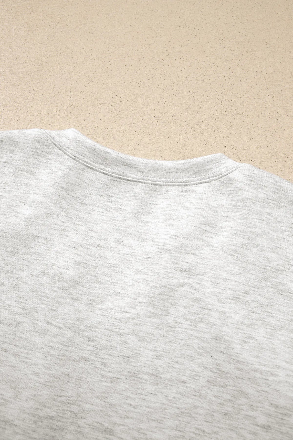 Solid Colour Zip Front Jacket Style Sweatshirt – Light Grey