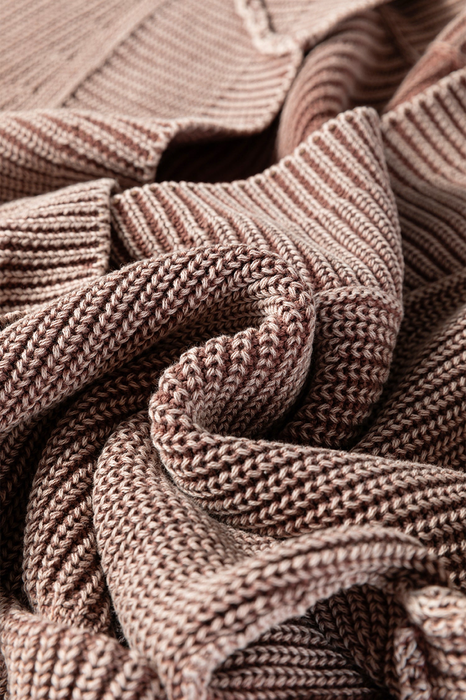 Mineral Wash Exposed Seam Patchwork Knit Open Sweater Cardigan - Sweaters & Cardigans/Cardigans