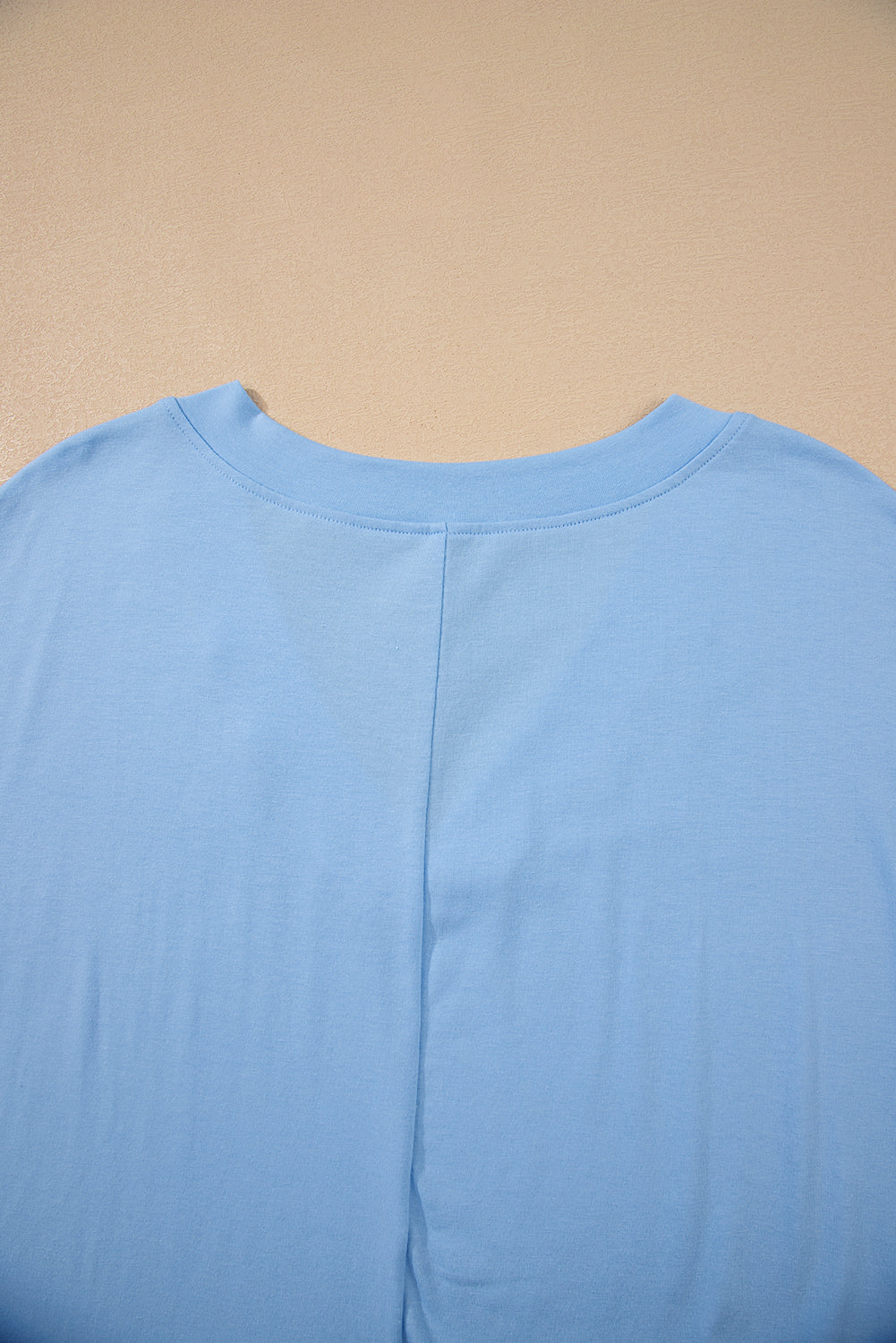 Loose Half Sleeve V-Neck Knit Romper eAura