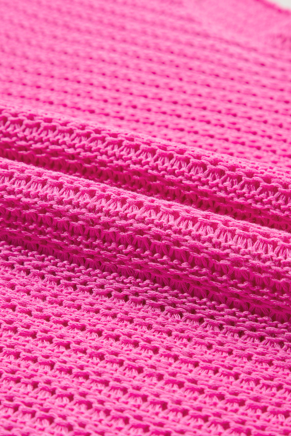 Loose Knit Dolman Sleeve Sweater – Ginger & Pink