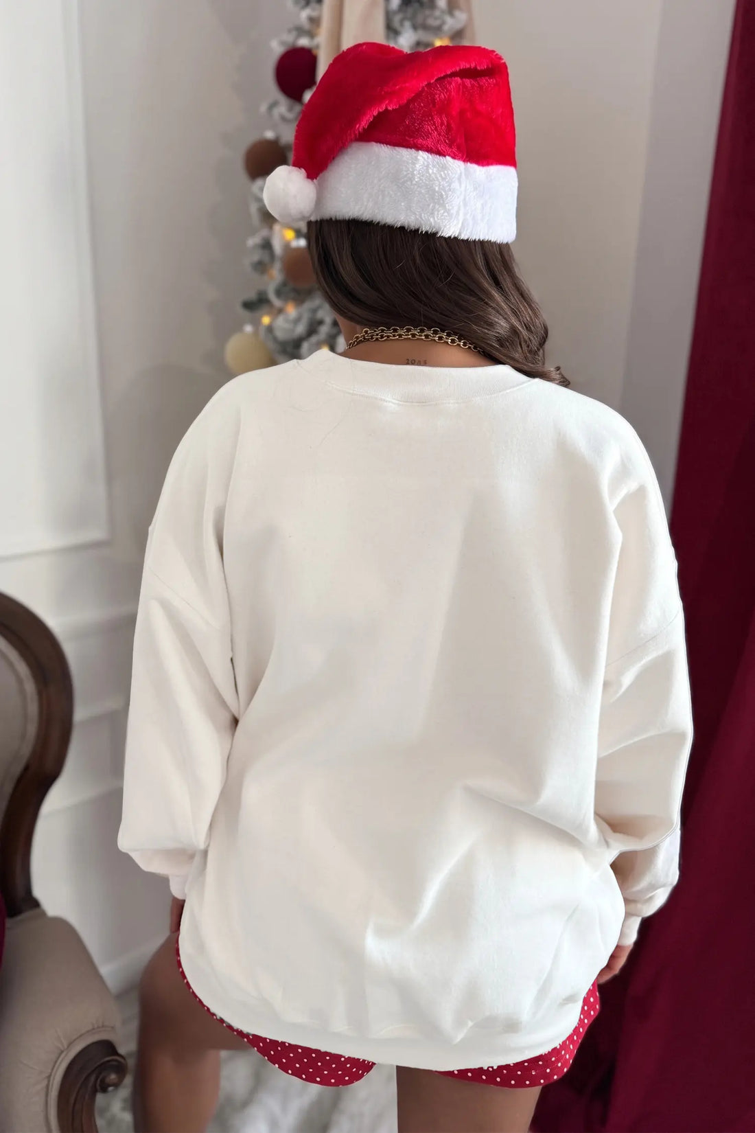 Polka Dot MERRY Holiday Long Sleeve Top and Shorts Set