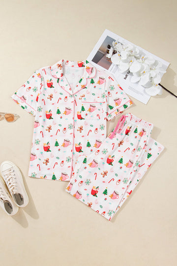 Pink Christmas Spirit Pyjama Set - eAura