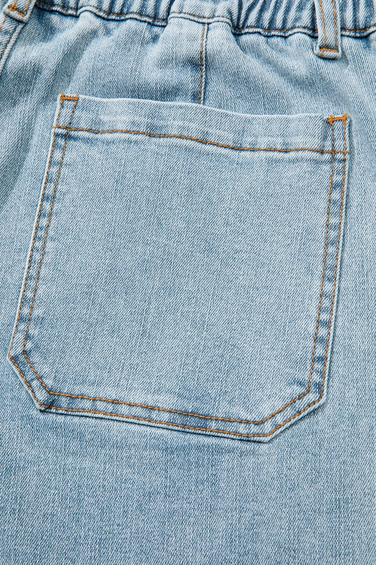 Solid Full-Length Regular Pocket Detail Wholesale Denim Jeans – Beau Blue