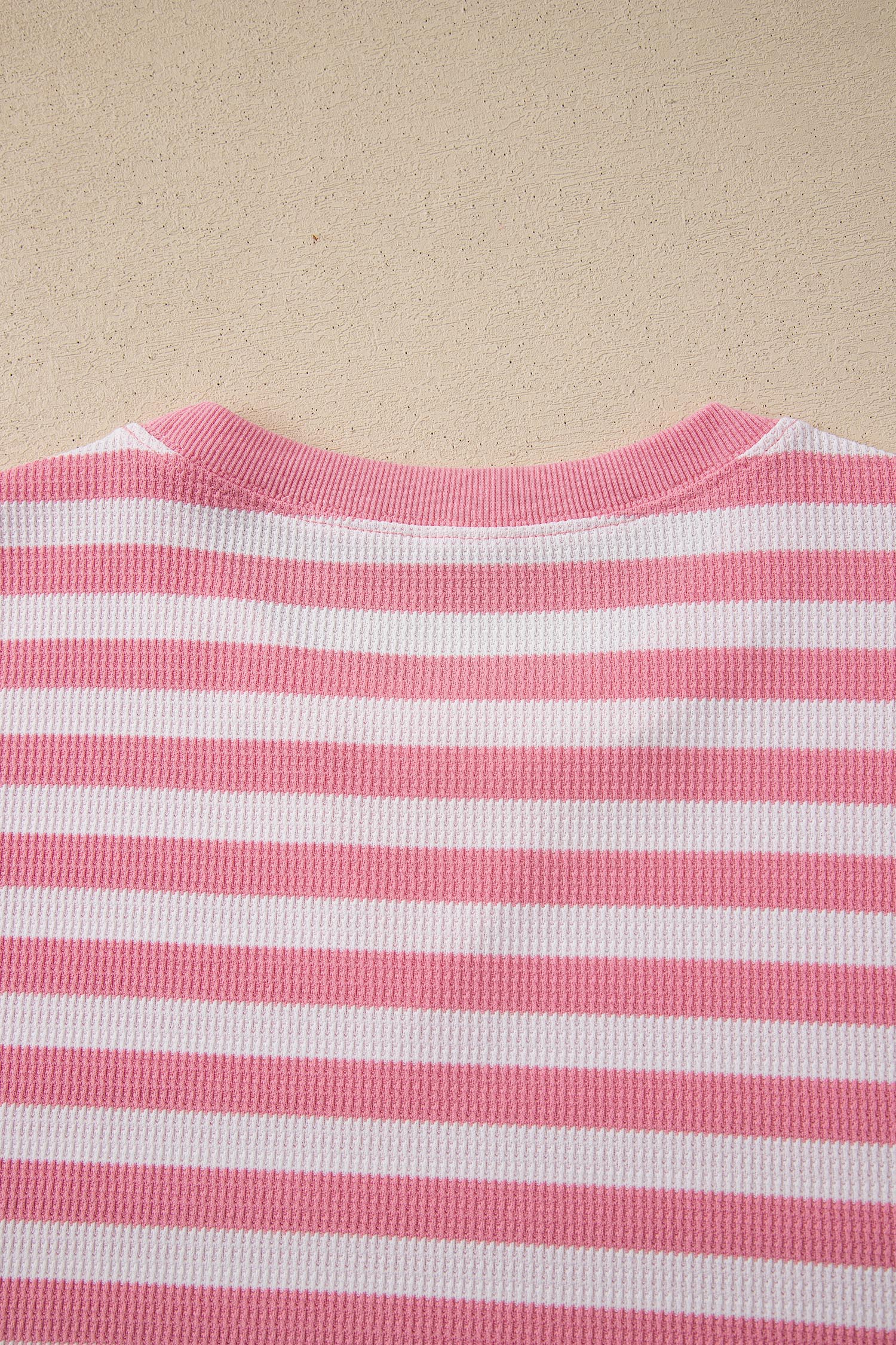 Puff Short Sleeve T Shirt Matching Shorts Set – Green Stripe