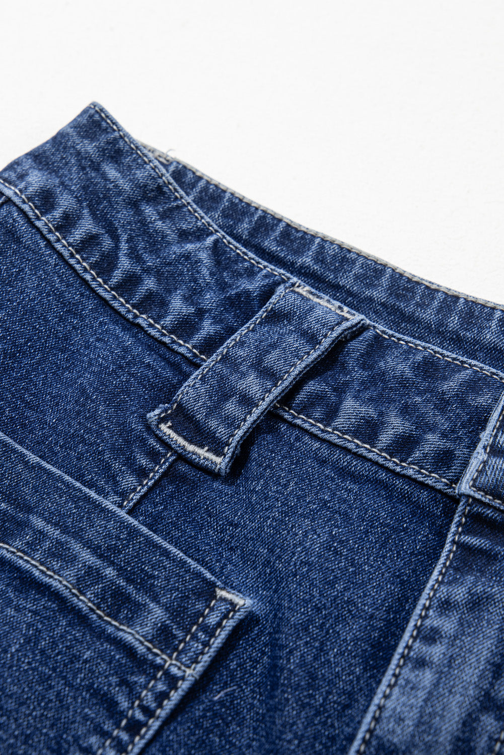Sail Blue Wide Leg Pocketed High Waist Jeans Beagle Boutique Fashion Outlet