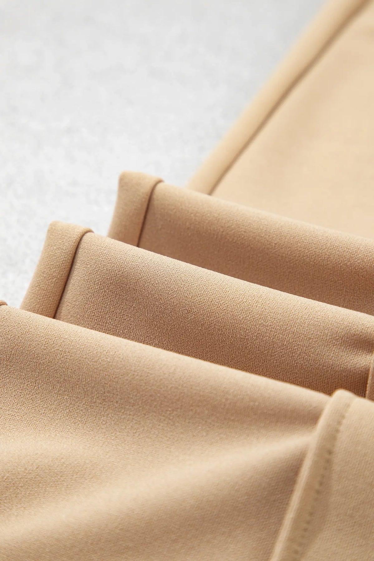 High Waist Full Length Regular Fit Pants – Parchment