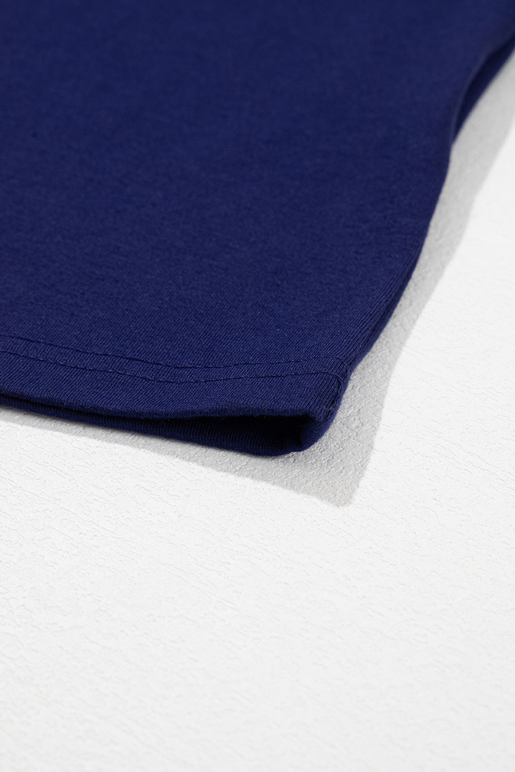 Casual Plain Crew Neck Tee T-Shirt