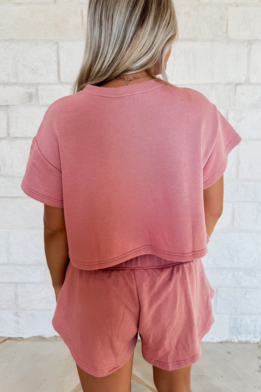 2-Piece Cropped Tee & Ruffle High Waist Skort Set – Blossom
