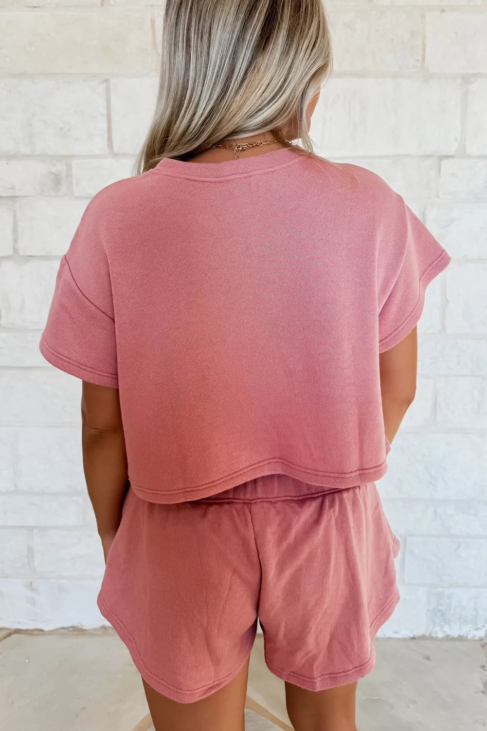2-Piece Cropped Tee & Ruffle High Waist Skort Set – Blossom