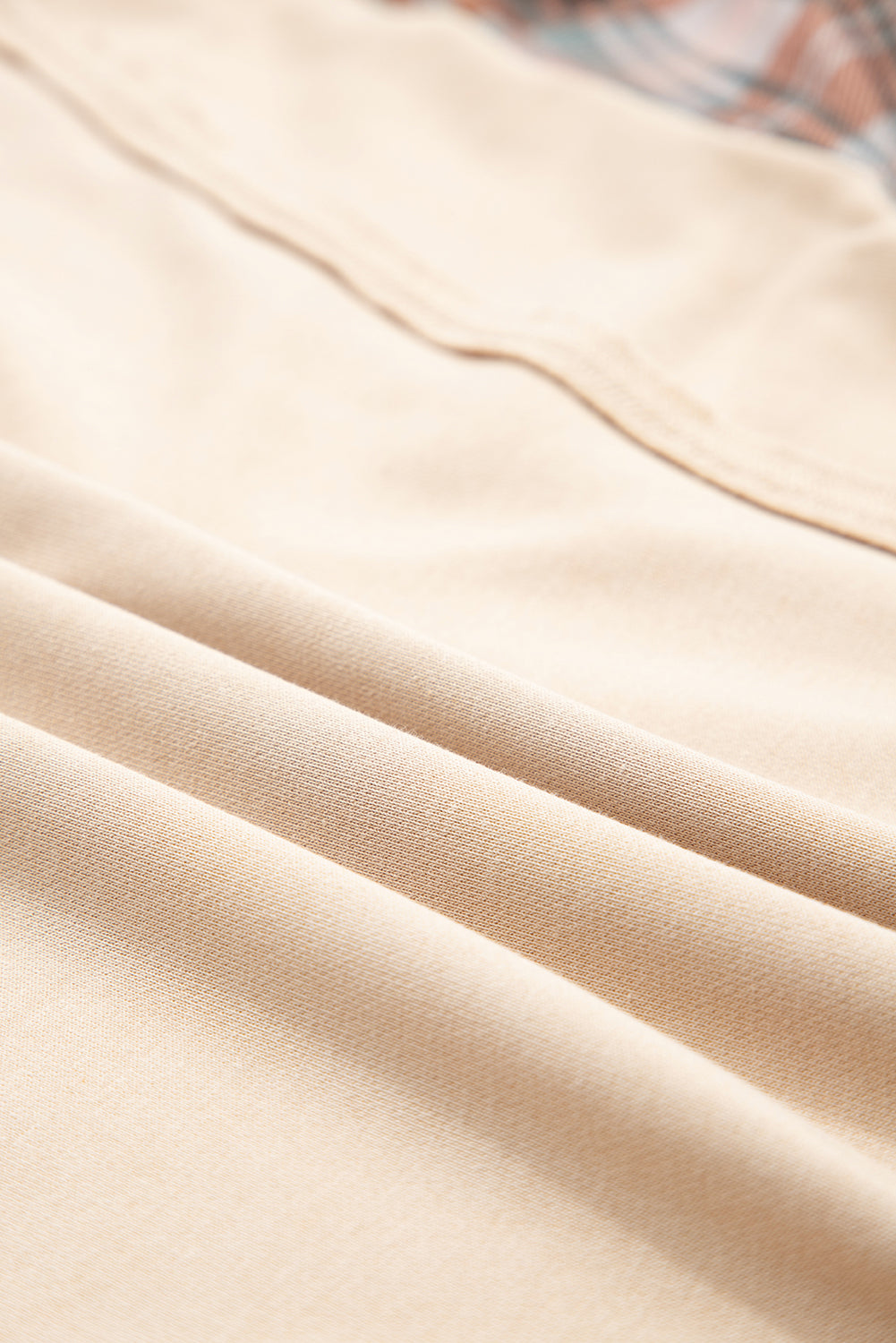 Colourblock Patchwork Sleeve Raw Seam Sweatshirt - eAura