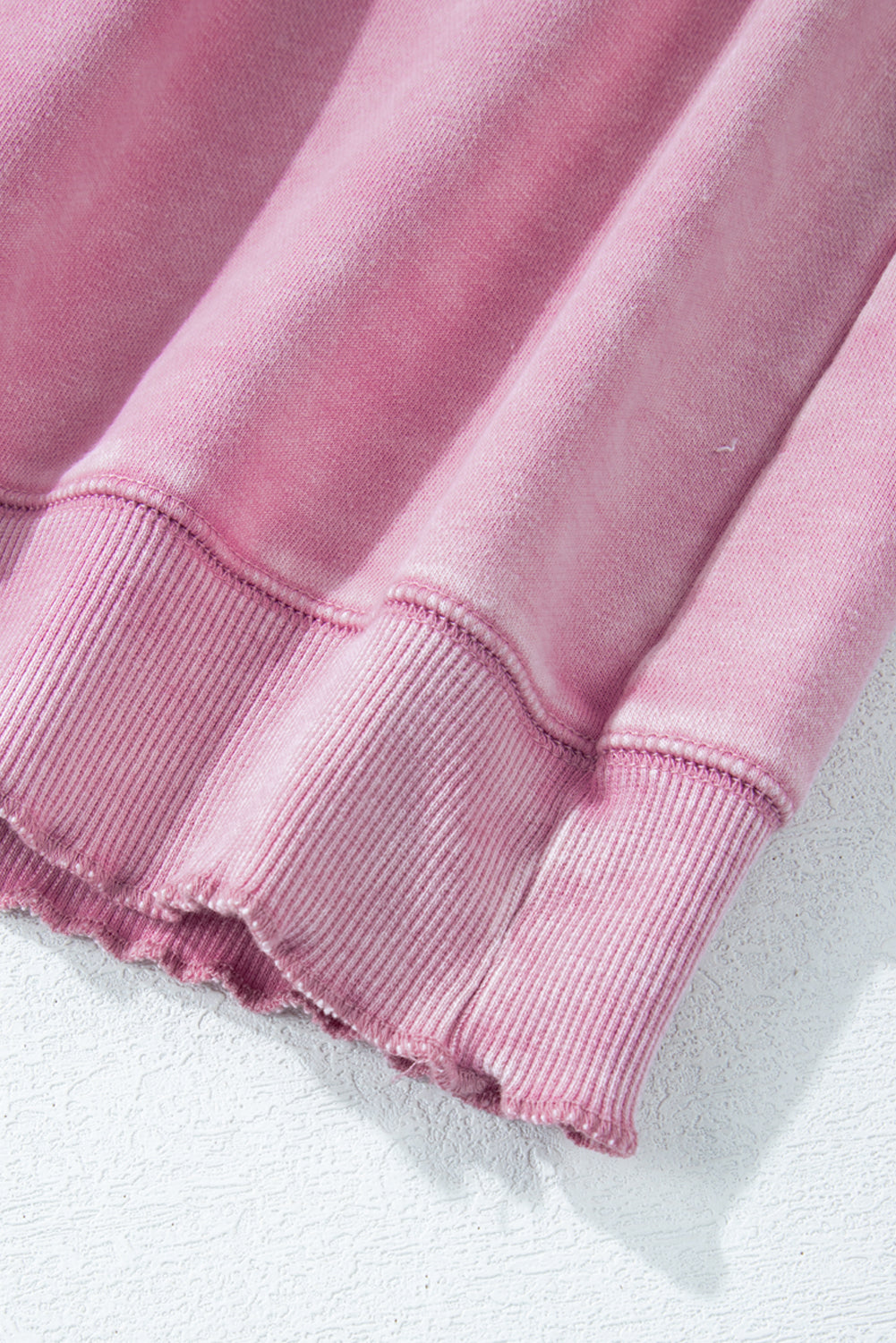 Waffle Knit Patchwork Raglan Sleeve Sweatshirt - eAura