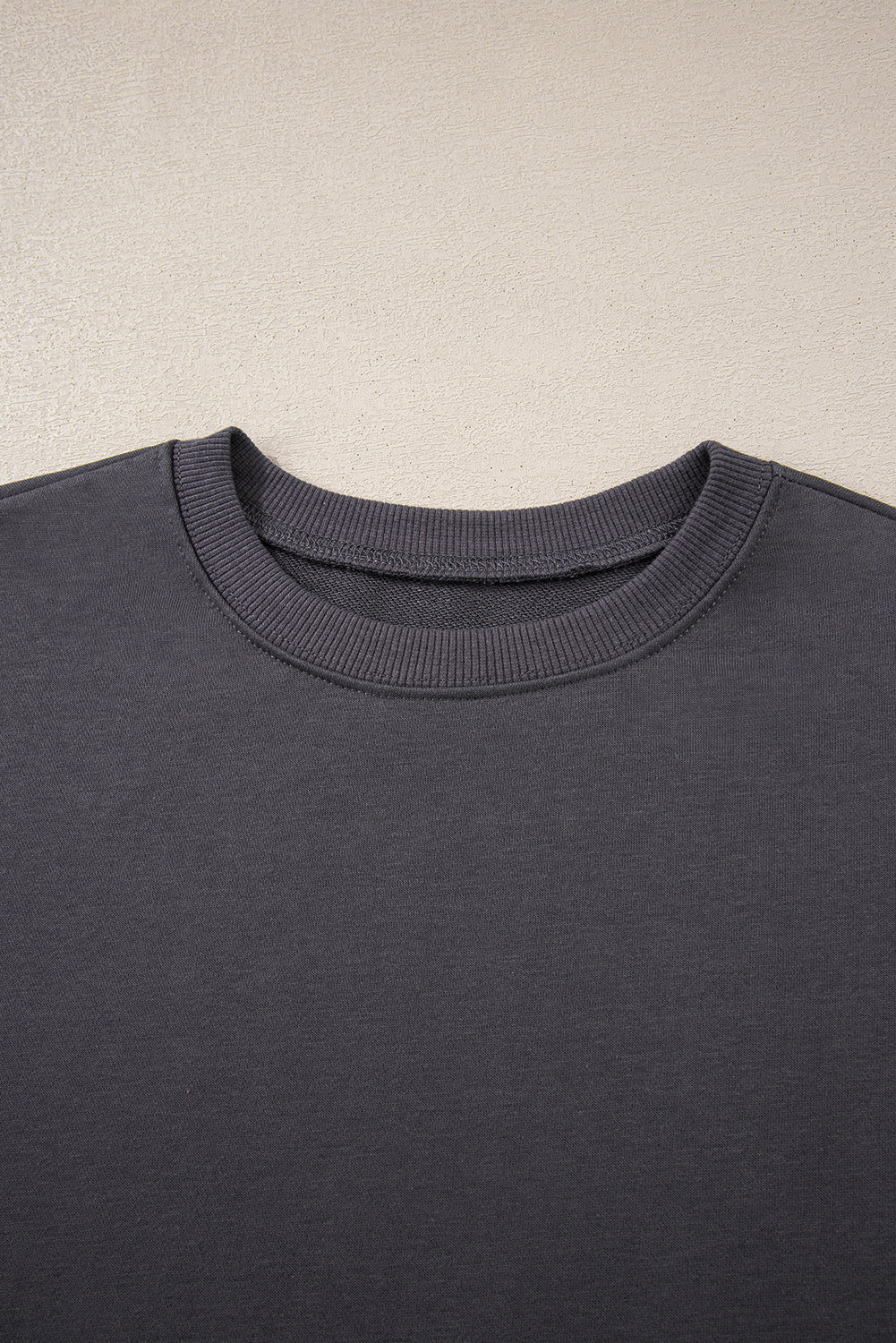 Striped Detail Drop Shoulder Oversized Sweatshirt