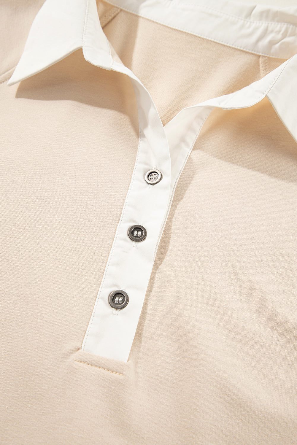 Jet Stream Shirt Collar Buttoned Patchwork Short Sleeve Mini Dress eAura