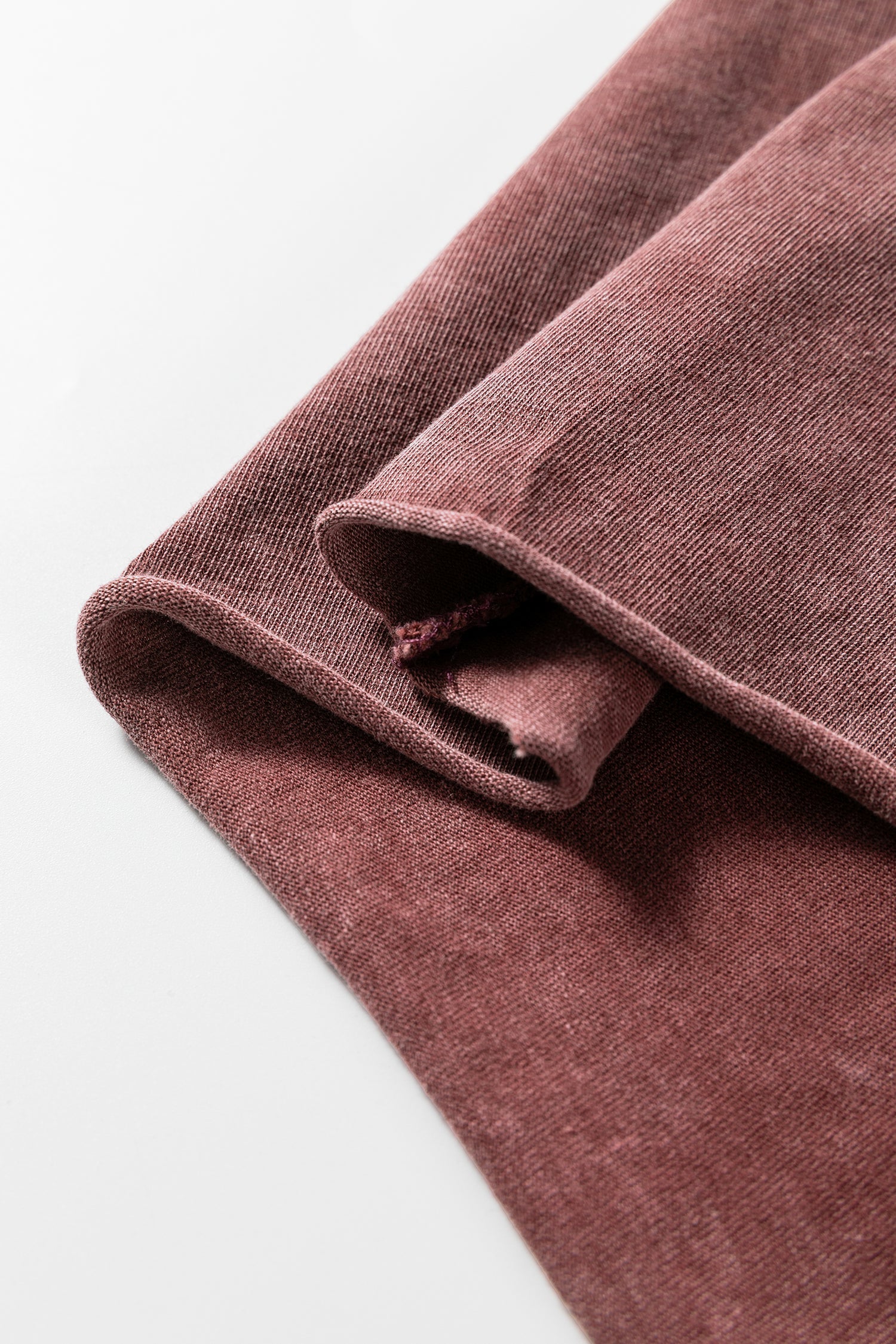 Mineral Wash High Waist Raw Hem Patched Trousers - eAura