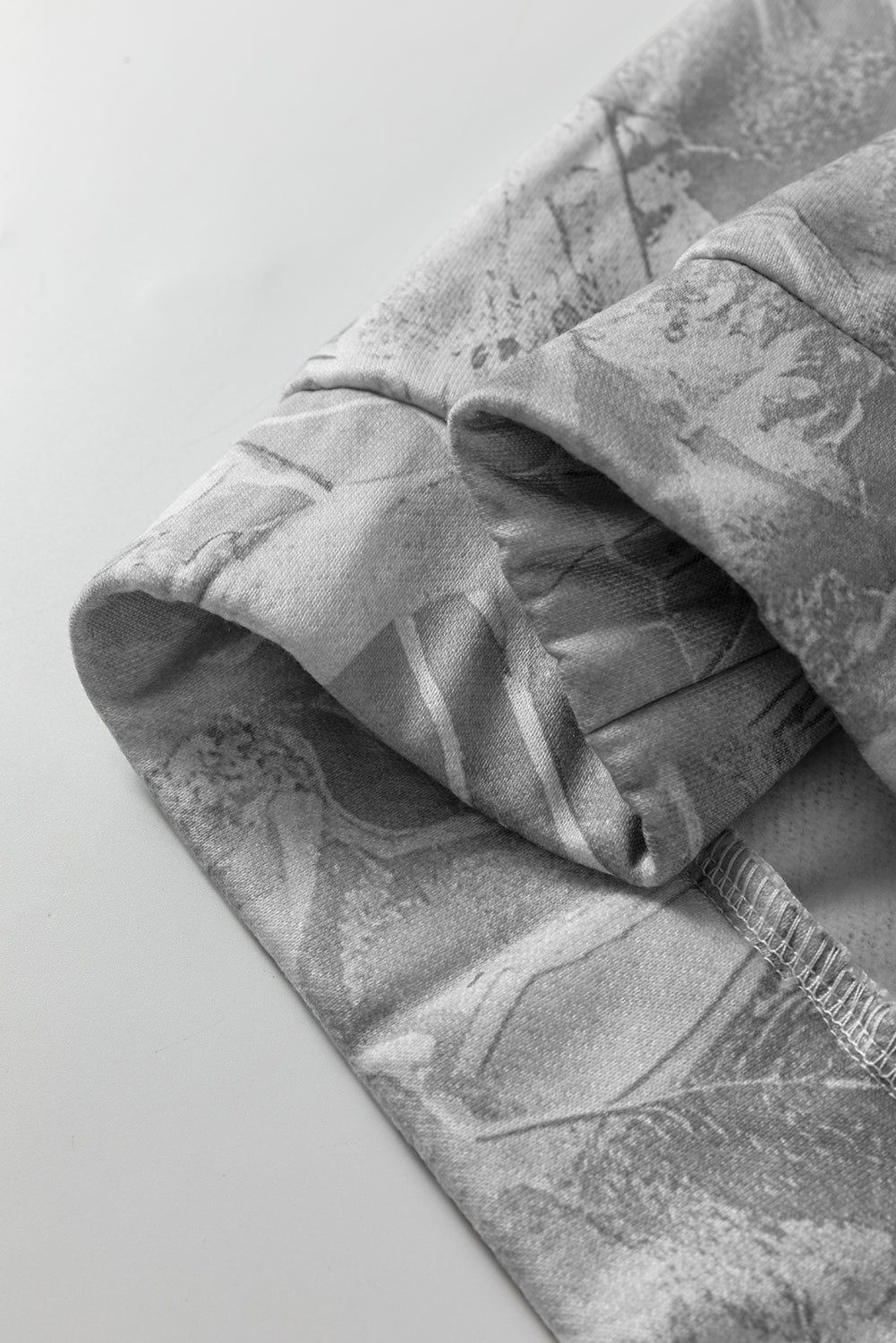 Camouflage Woodland Print Oversized Sporty Hoodie - eAura