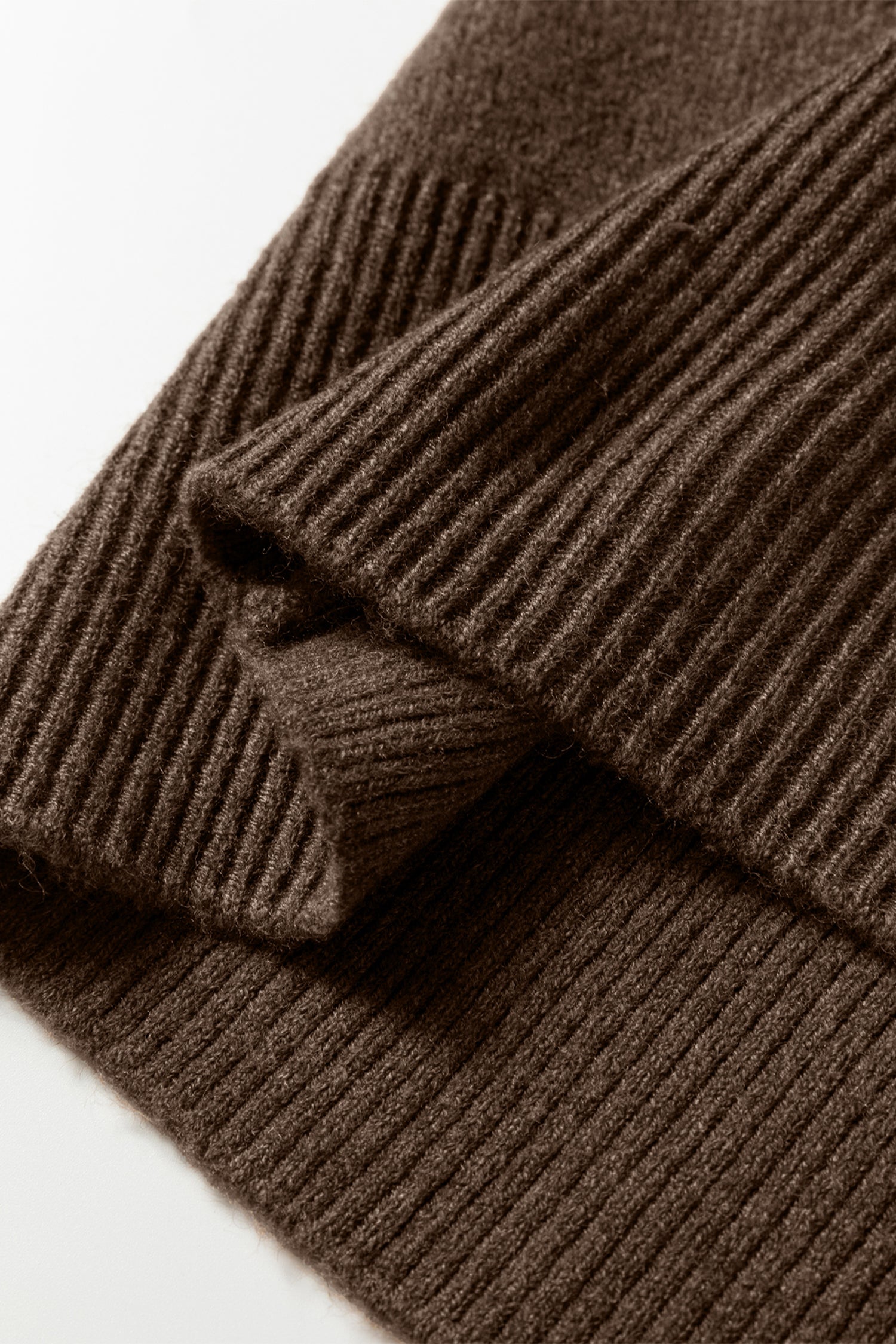 Dot Pattern Sweater Ribbed Edge - eAura