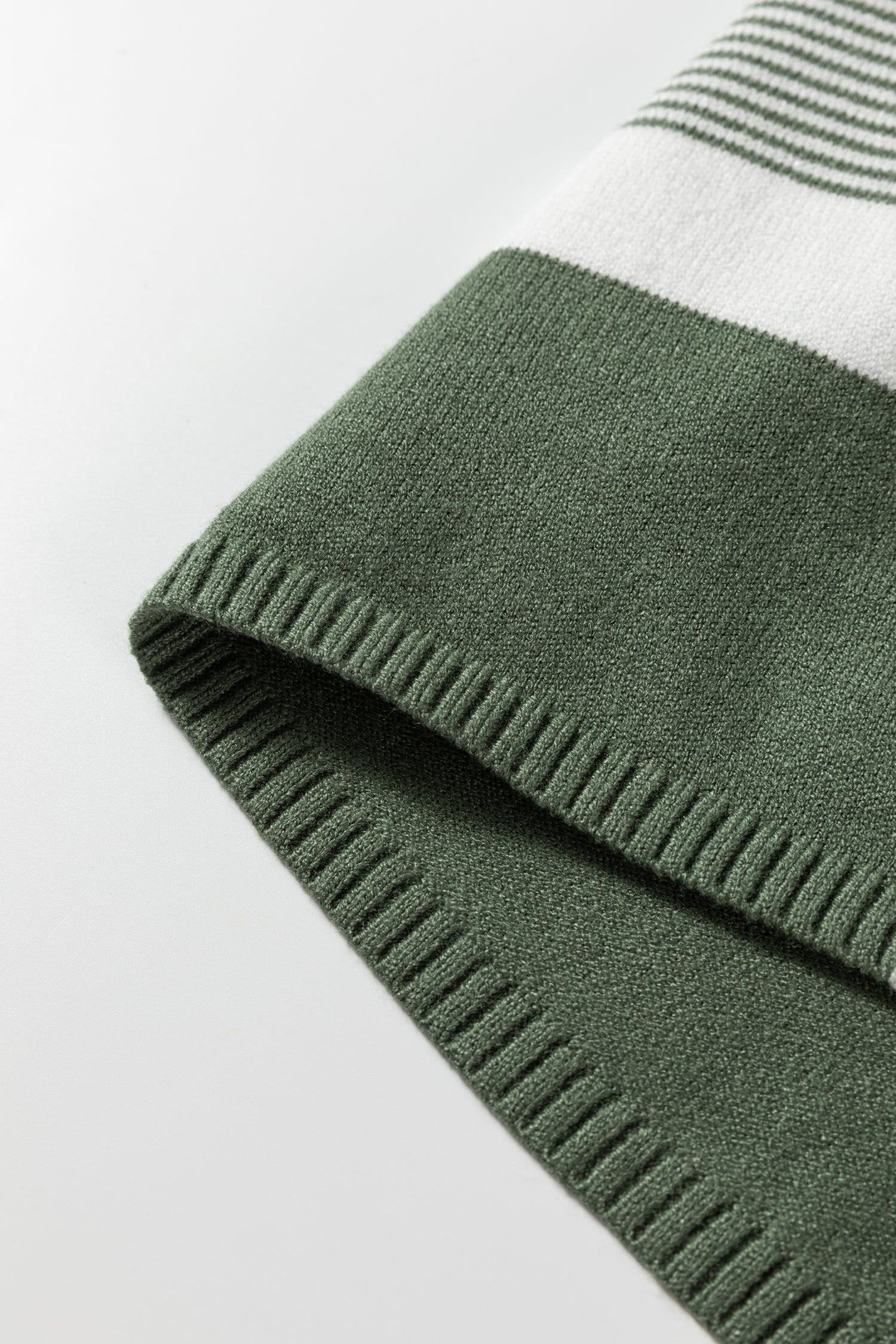 Striped Dolman Oversize Tunic Sweater - eAura