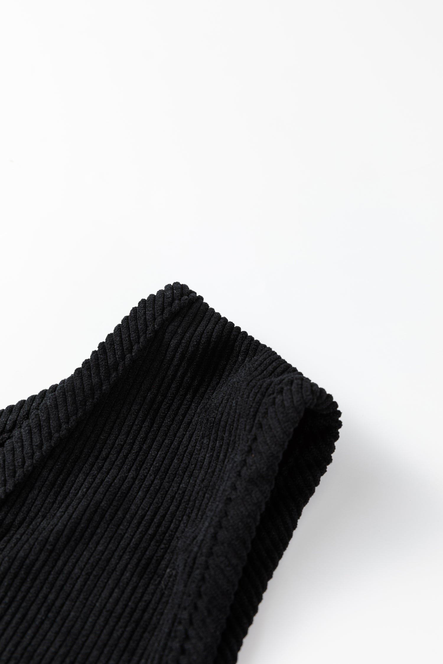 Plus Size Soft Corduroy Patch Pocket Sleeveless Mini Dress - eAura