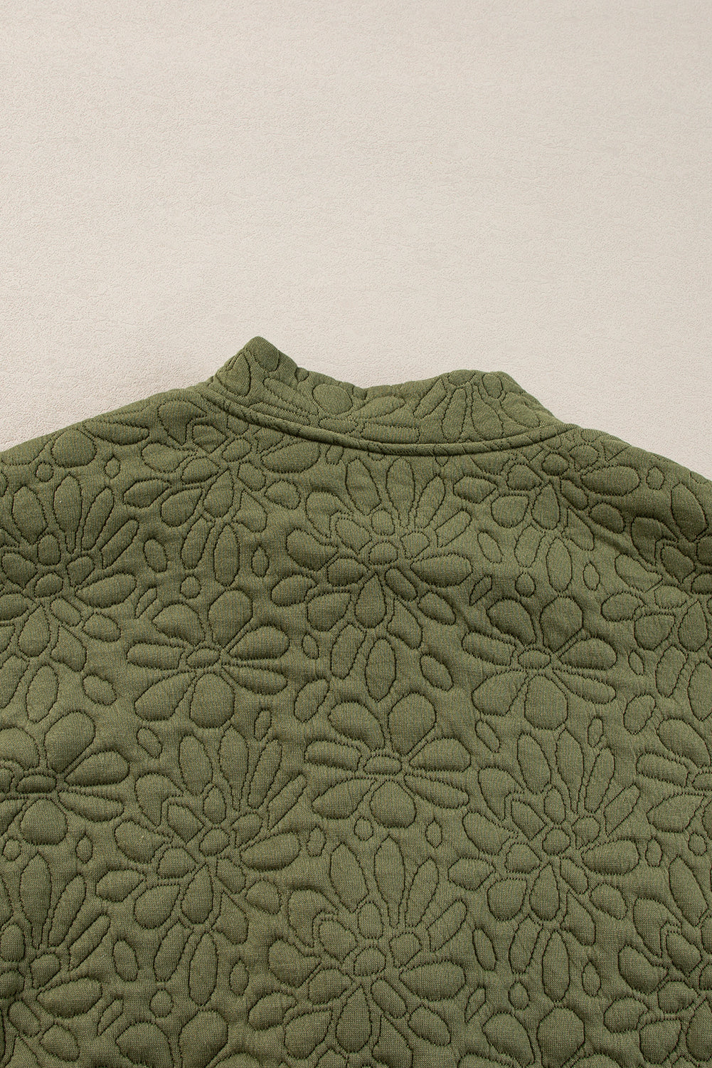 Jungle Green Floral Quilted Jacket Beagle Boutique Fashion Outlet