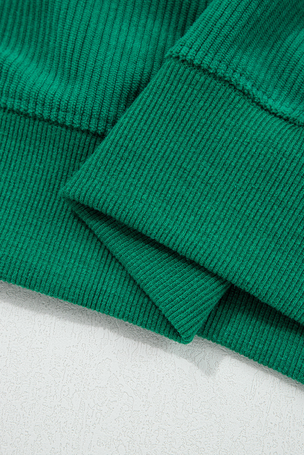 Merry Little Thing Corded Letter Graphic Ribbed Loose Sweatshirt - Tops/Sweatshirts & Hoodies