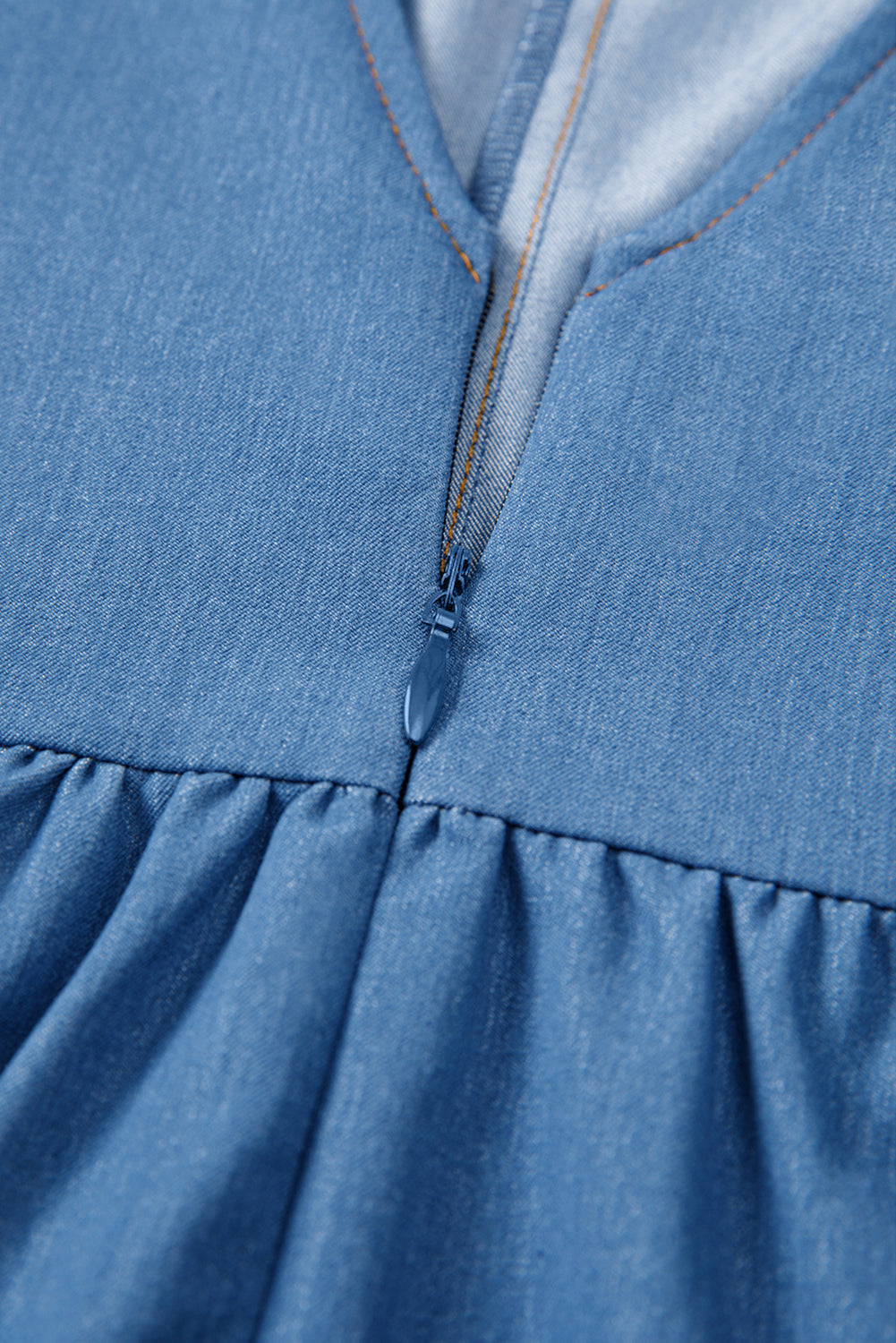 Myosotis Square Neck V-Cut Backless Tied Fit and Flare Dress Dear-Lover Dropshipping