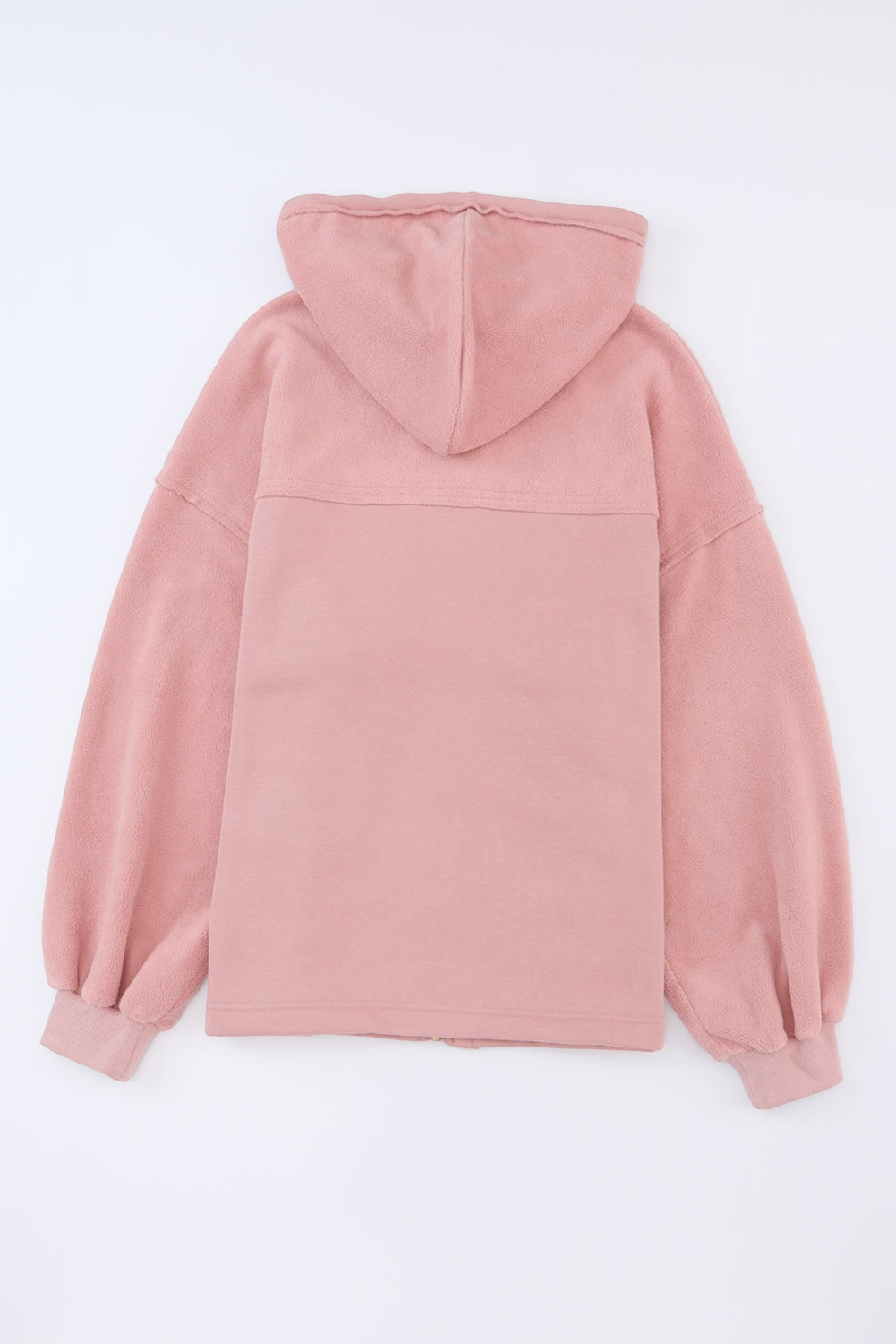 Flap Pocket Drawstring Hood Zip Up Jacket Beagle Boutique Fashion Outlet