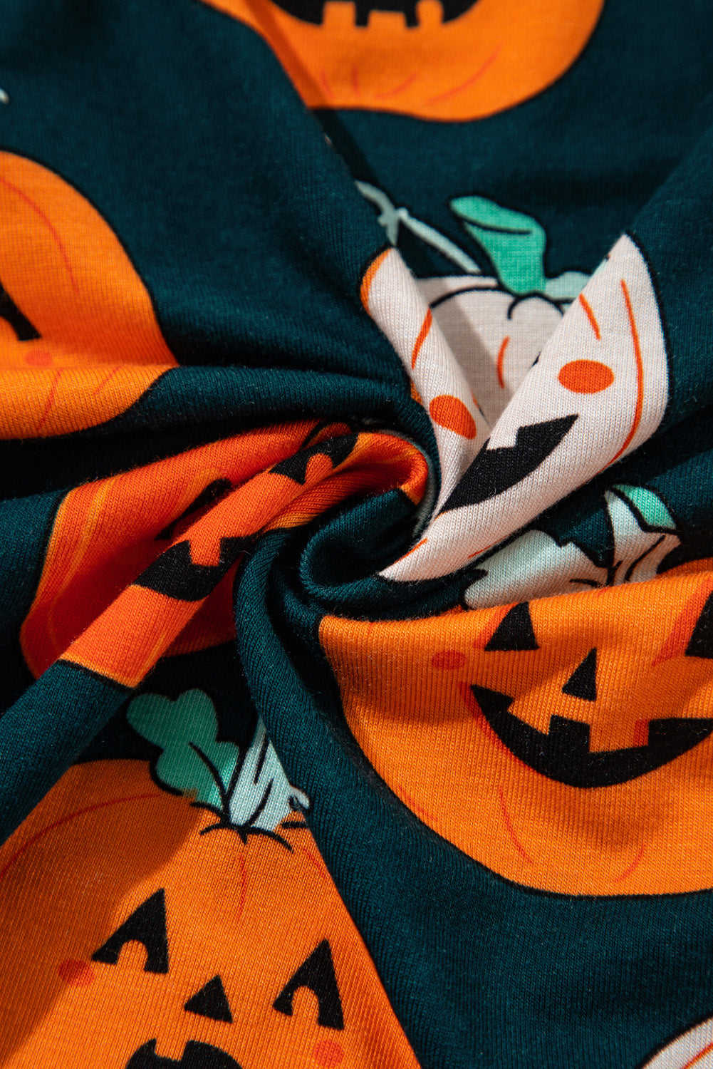 Halloween Pattern Short Sleeve Shirt Pyjama Set eAura