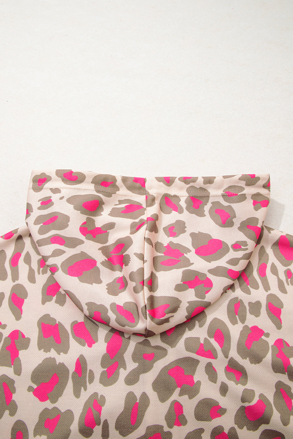 Leopard Print Zip-up Hooded Sweatshirt - eAura