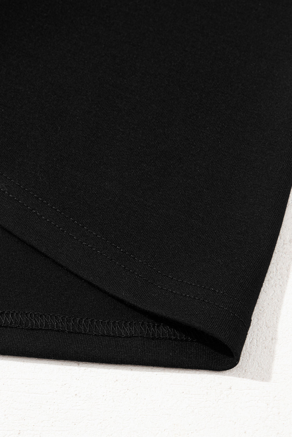 Black Crisscross V Neck Butterfly Sleeve T Shirt eAura