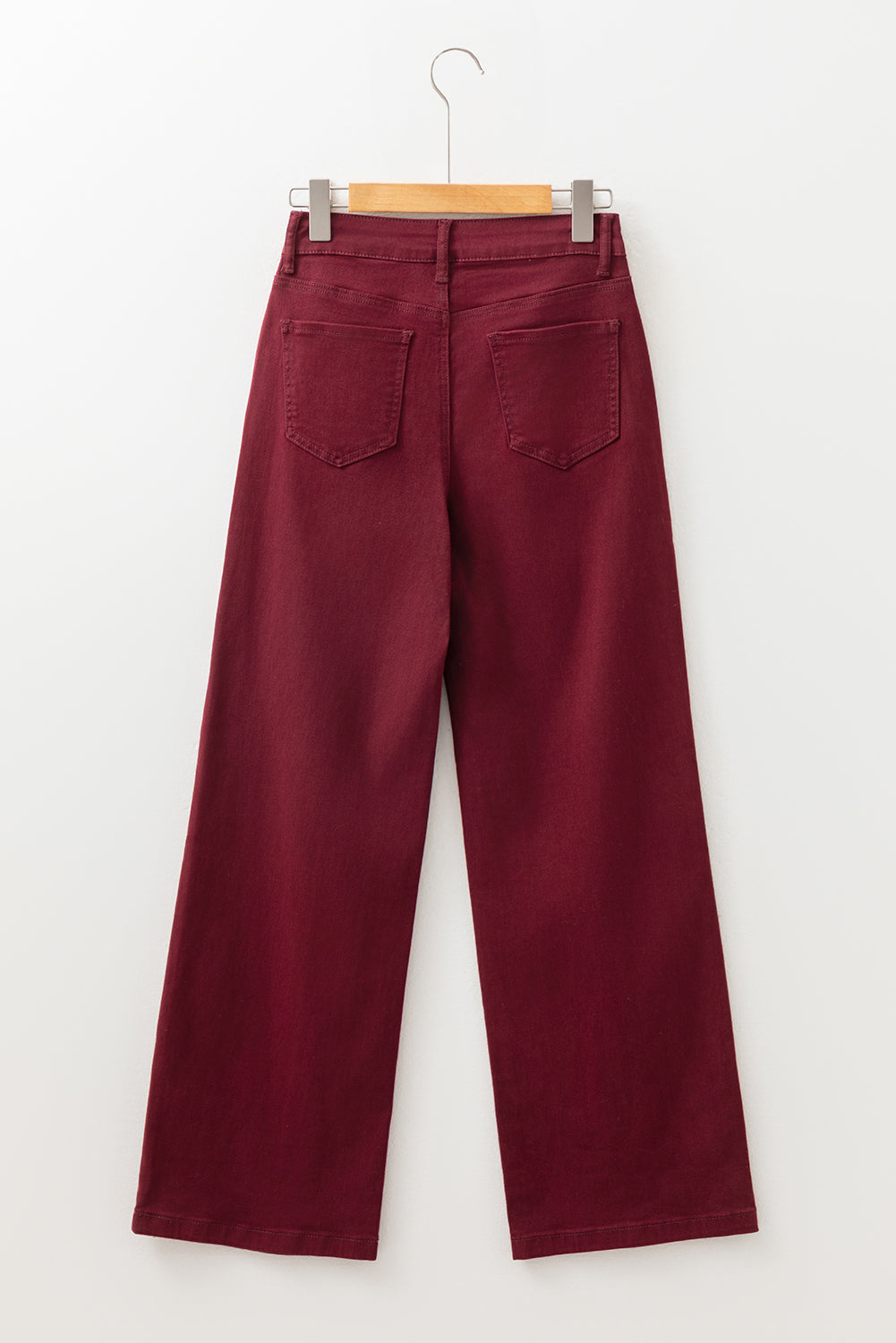 Loose Straight High Waist Solid Colour Jeans eAura