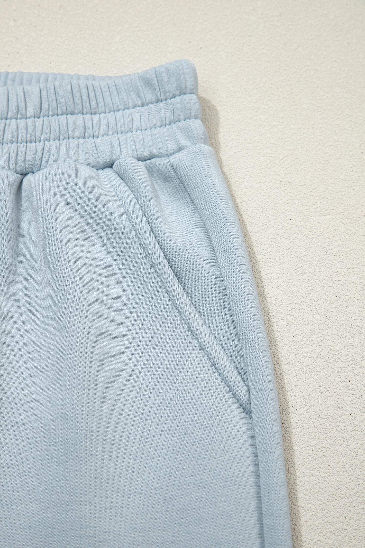 Half Zip Polo Tee Casual Trousers Co-ord Set