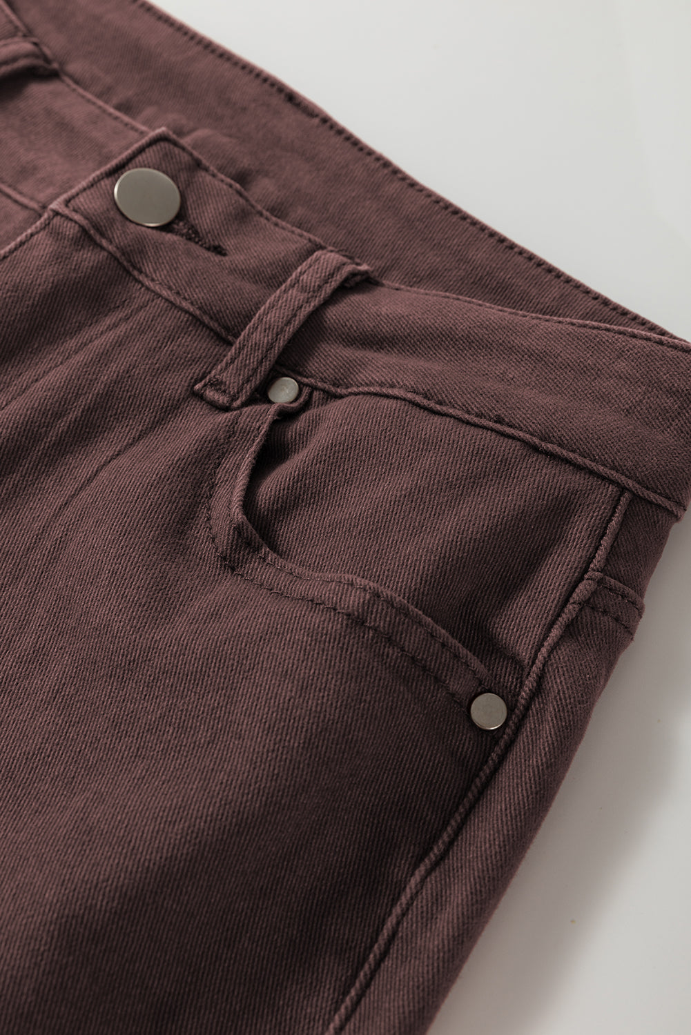 Loose Straight High Waist Solid Colour Jeans eAura