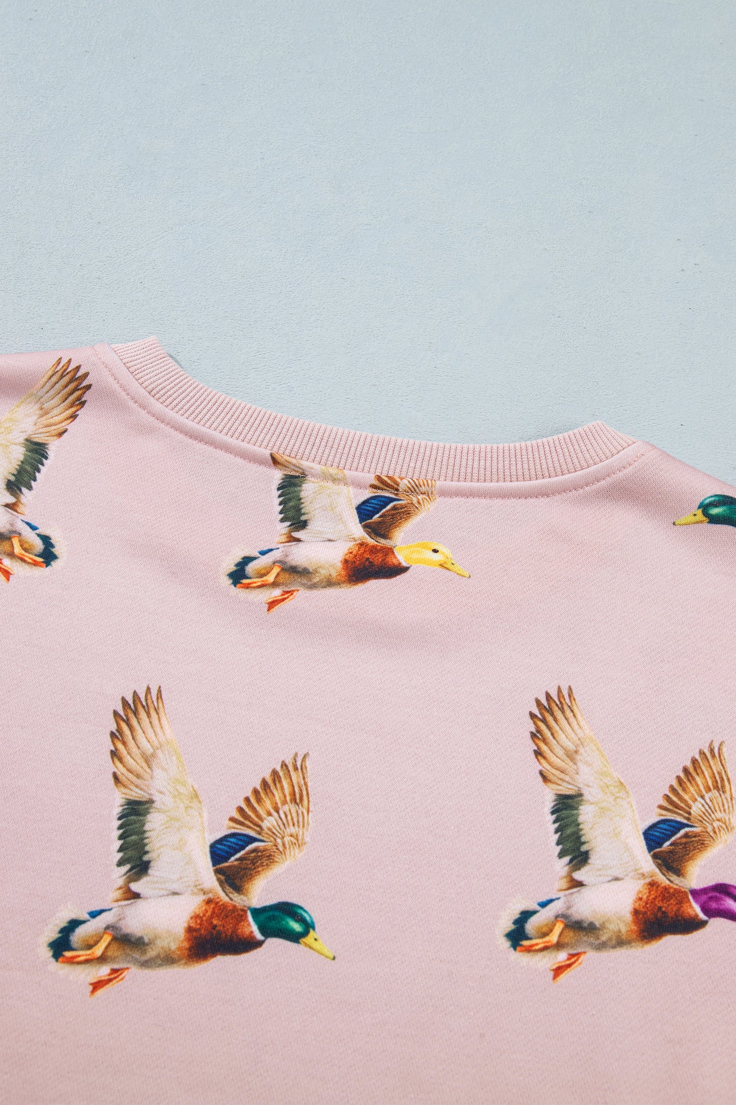 Western Print Drop Shoulder Long Sleeve Sweatshirt – Multicolour