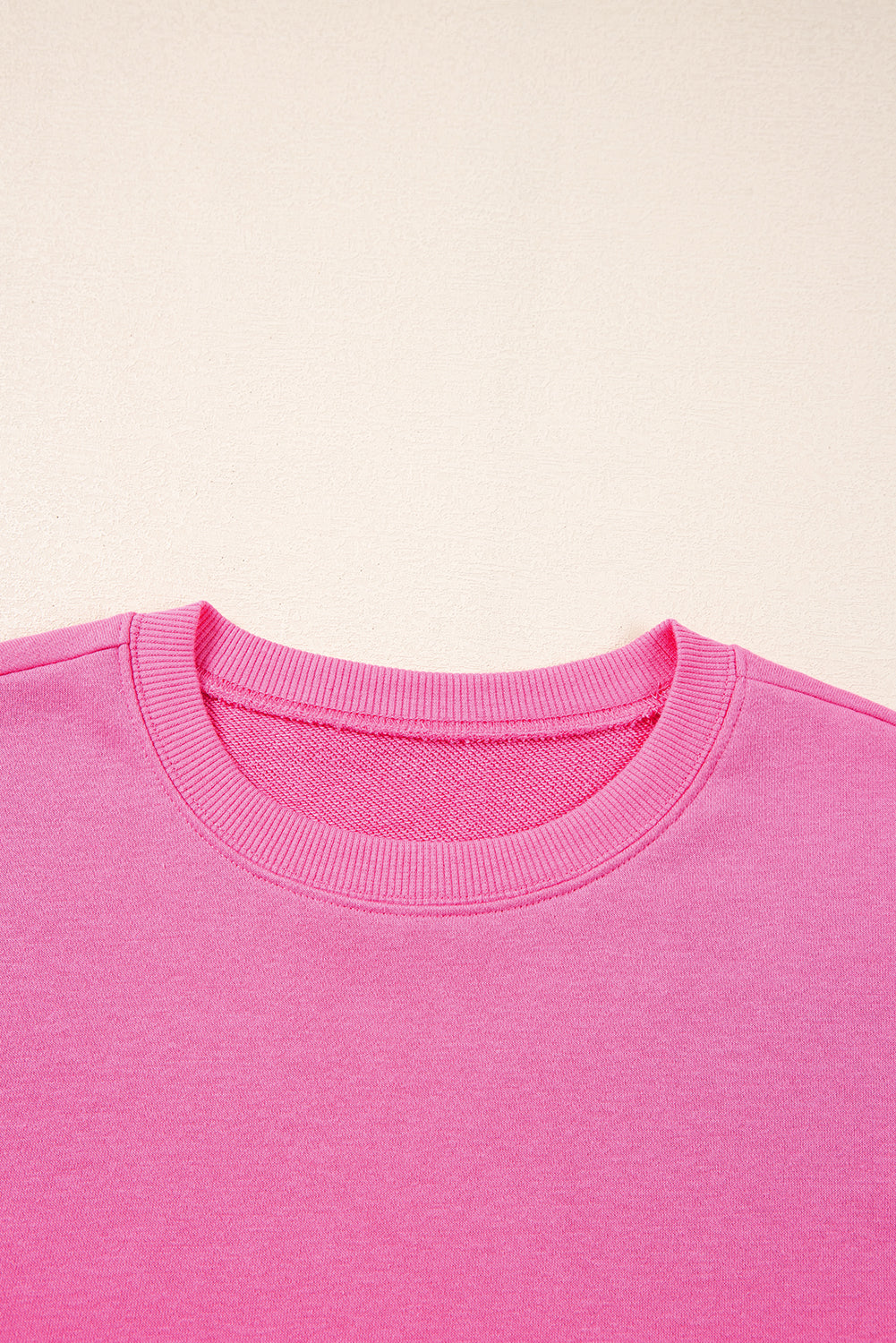 Bonbon Solid Classic Crewneck Pullover Sweatshirt eAura