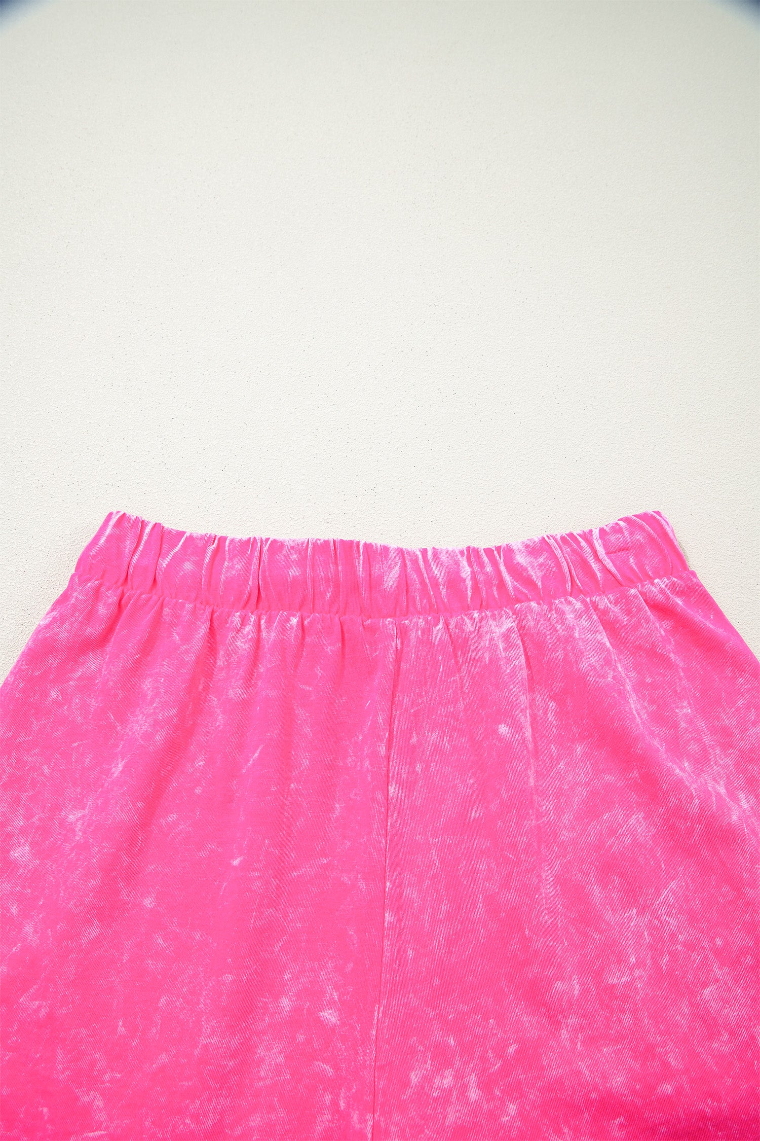 Mineral Wash Cotton Shorts & Tee Co-ord Set
