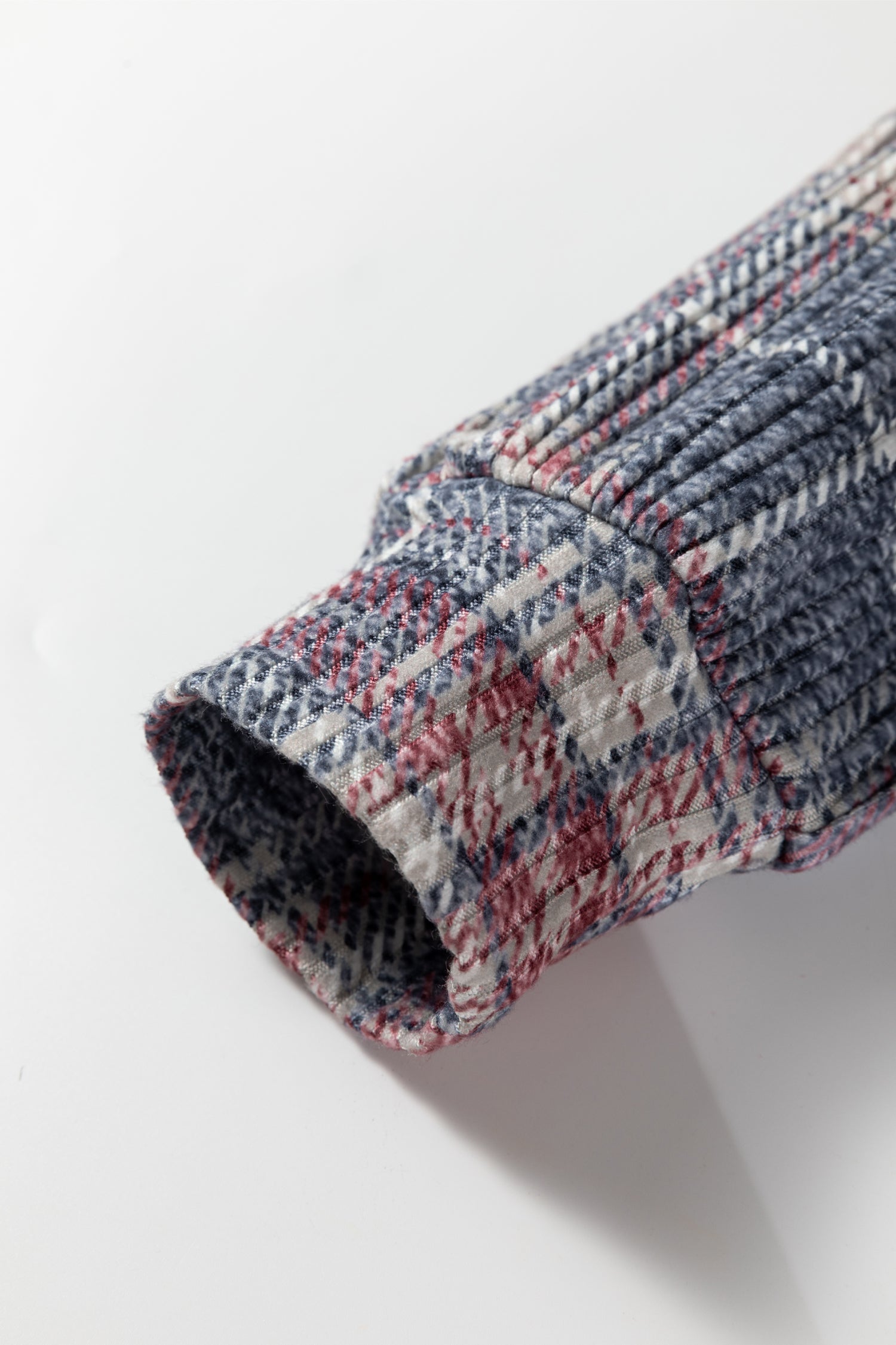 Multicolour Plaid Textured Chest Pocket Shirt - eAura