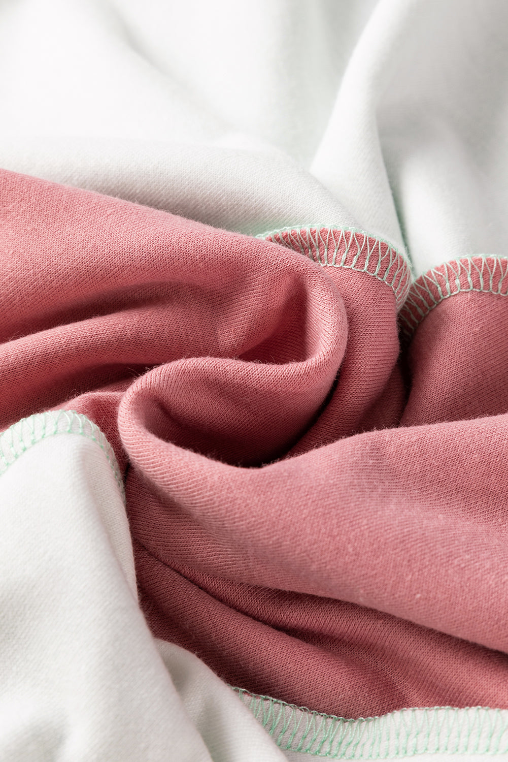 Colour-block Stitching Irregular Hem Long Sleeve Top - eAura