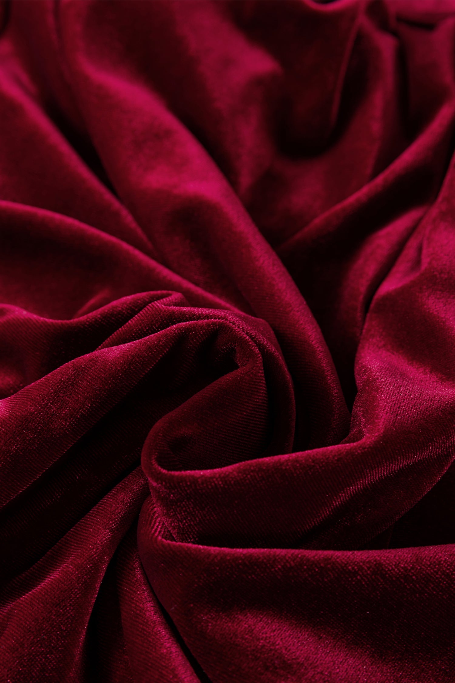 Asymmetric Button Keyhole Neck Long Sleeve Velvet Blouse - Tops/Blouses & Shirts