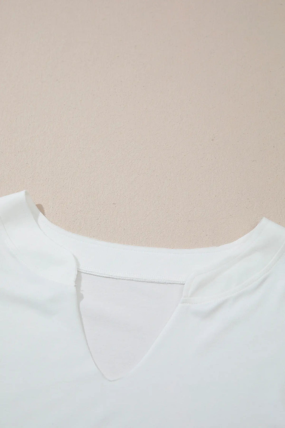 Striped Colourblock V Neck Shift Long Sleeve Plus Size Blouse – White