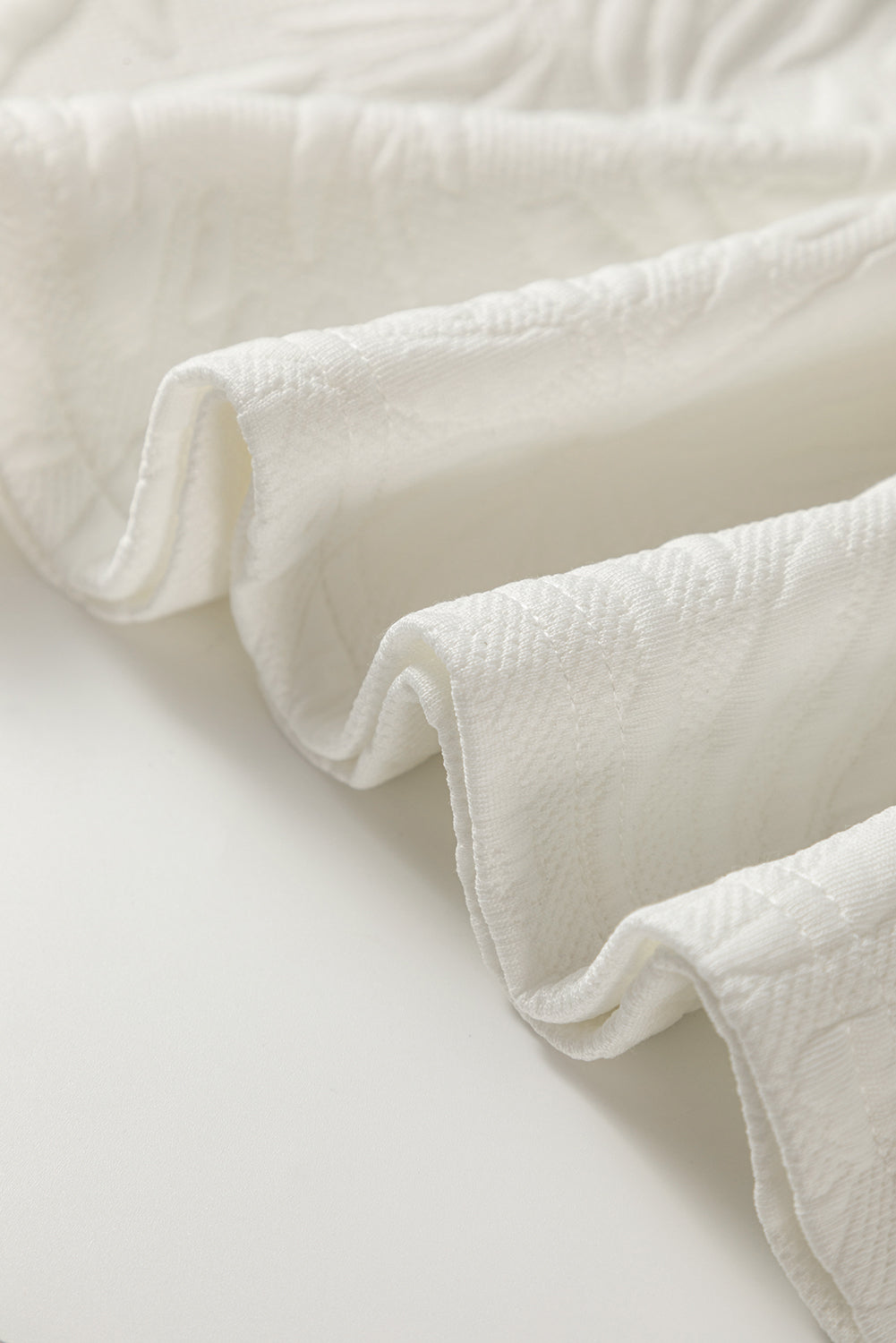 Jacquard Textured Quarter Zipper Shift Mini Dress - eAura