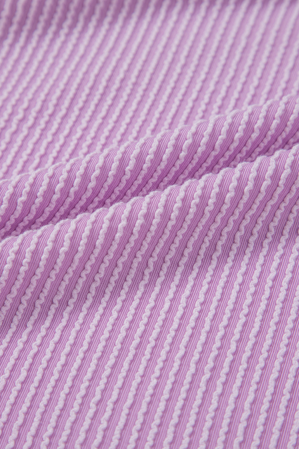 Orchid Bouquet Ribbed Flap Pocket Collared Buttoned Short Sleeve Top eAura