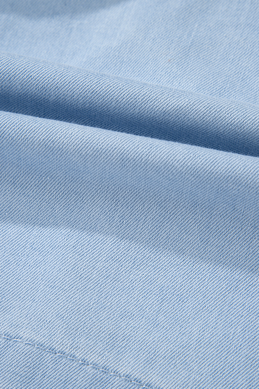 Beau Blue Knotted Open Back Halterneck Denim Tank Top - eAura