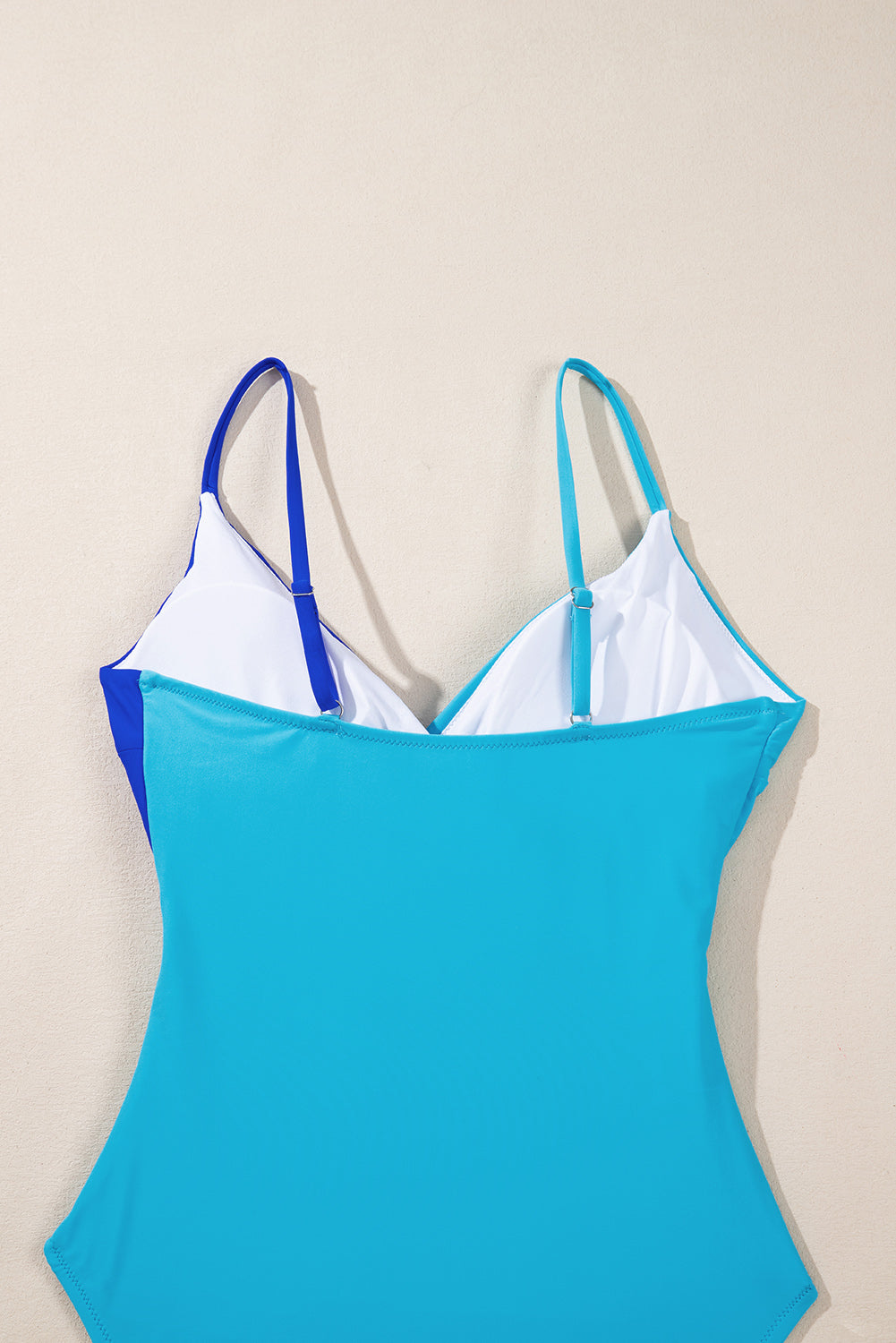 Crossover Colourblock Cutout One Piece Swimsuit eAura