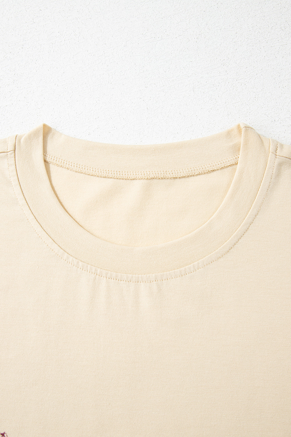 Parchment Western Burro Cactus Crew Neck Graphic Tee BB Fashion Outlet