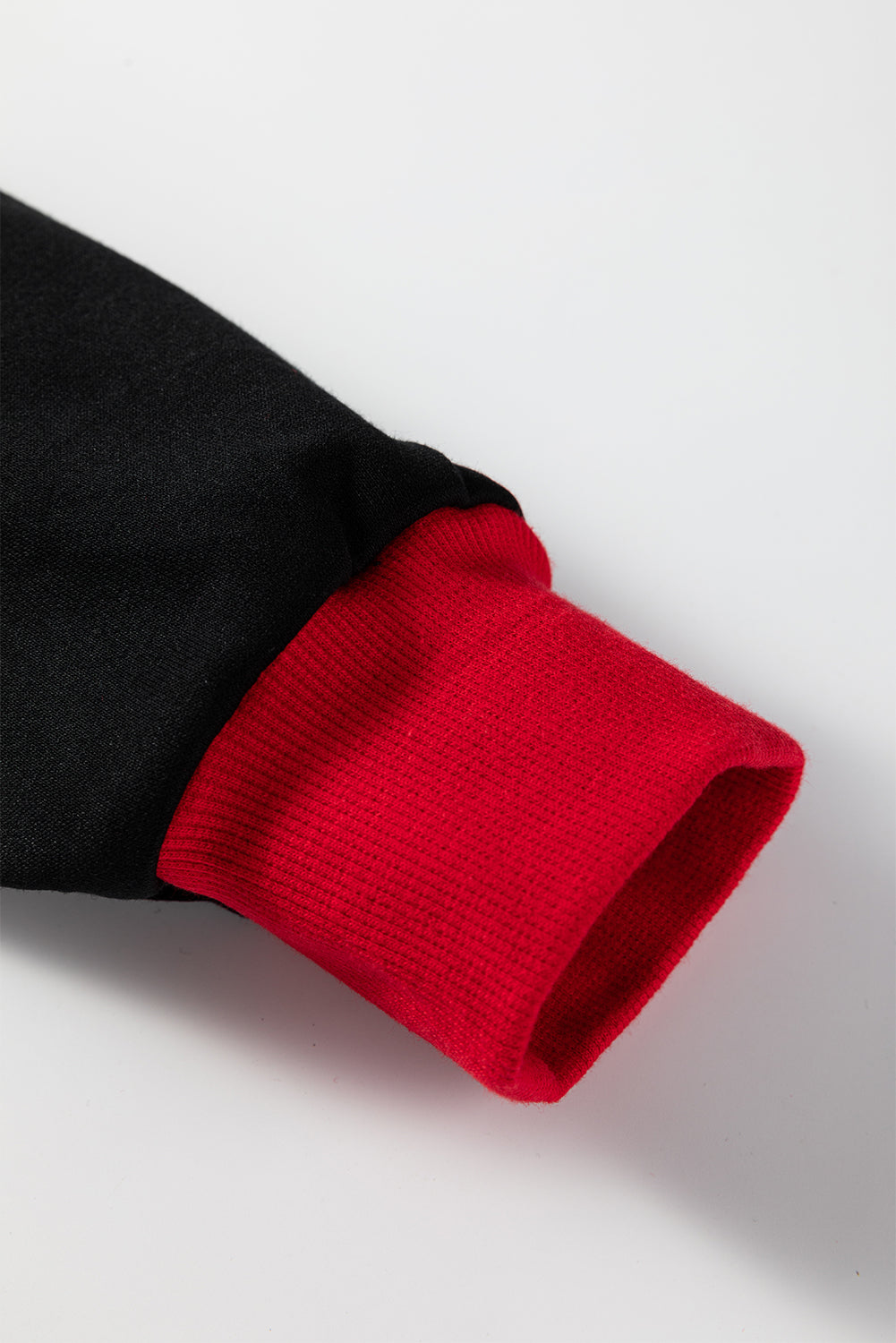 GAME DAY Letter Graphic Varsity Striped Baggy Sweatshirt - eAura