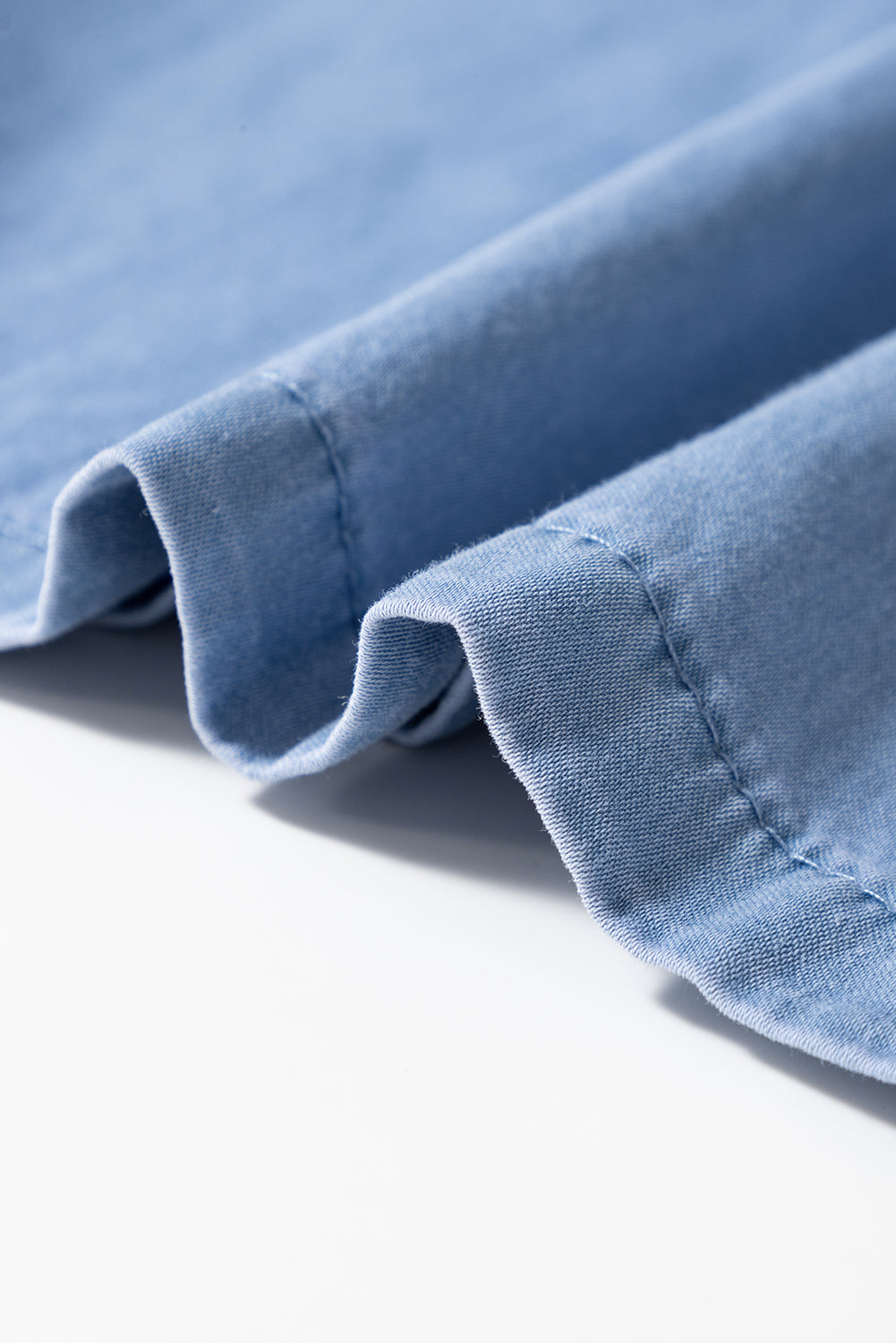 Beau Blue Casual Wide Slit Leg High Waist Loose Plus Size Jeans BB Fashion Outlet