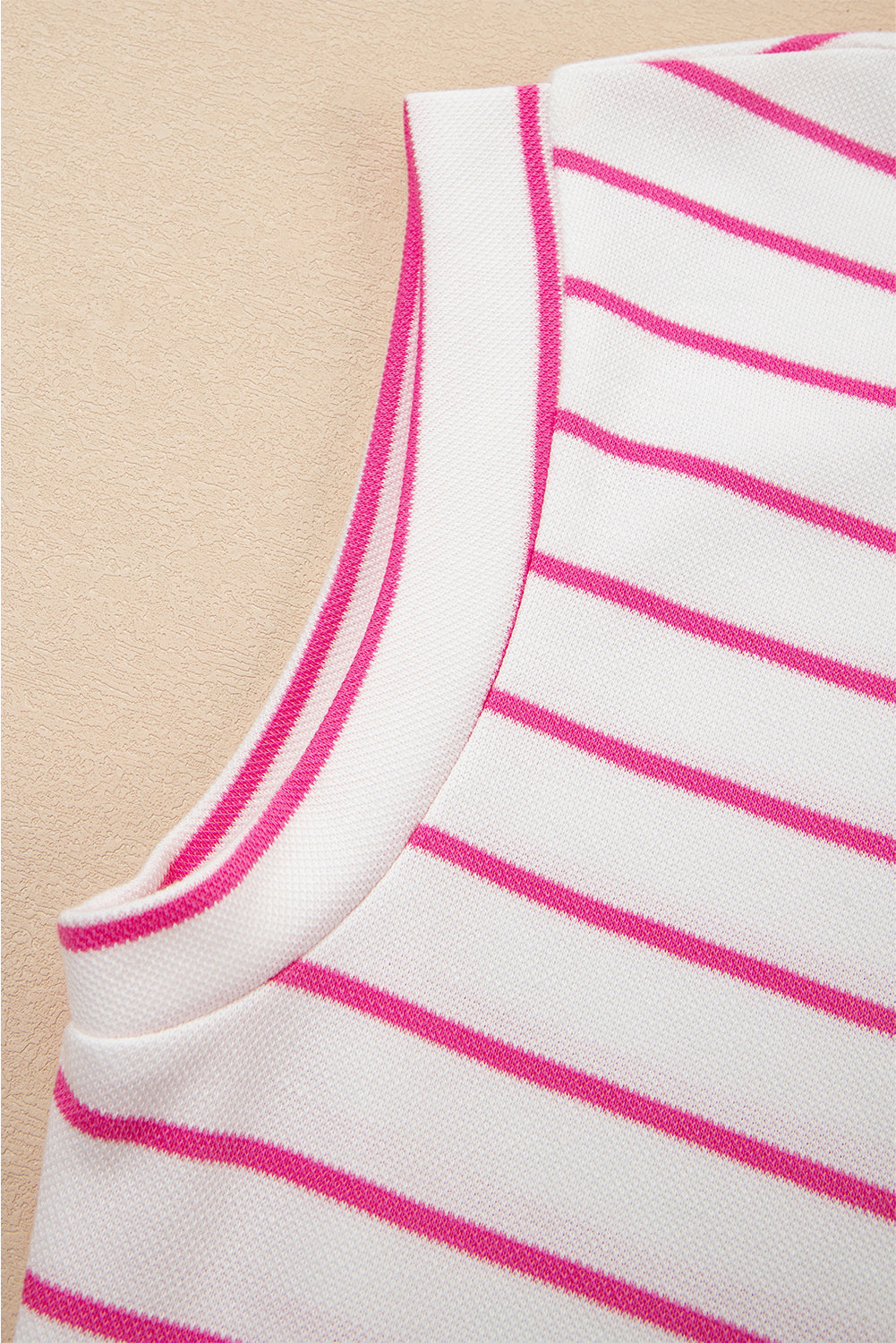 Stripe Casual Wide Leg 2pcs Trousers Co-ord Set BB Fashion Outlet