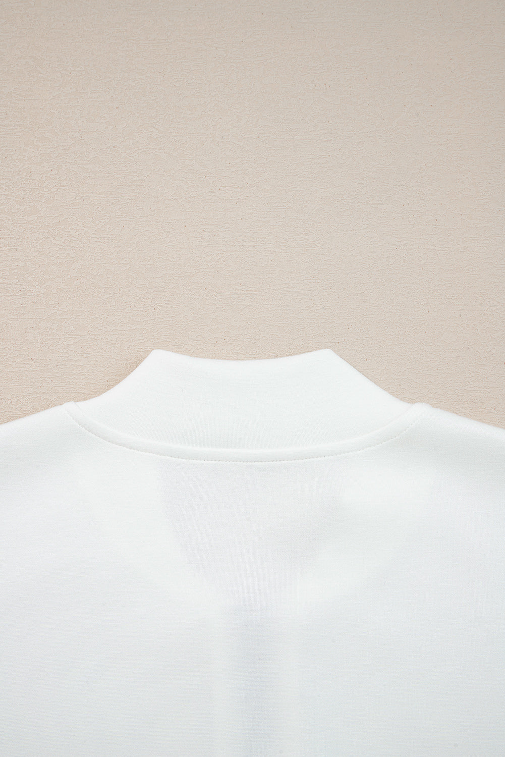 White Zip-Up Puff Sleeve Jacket - eAura